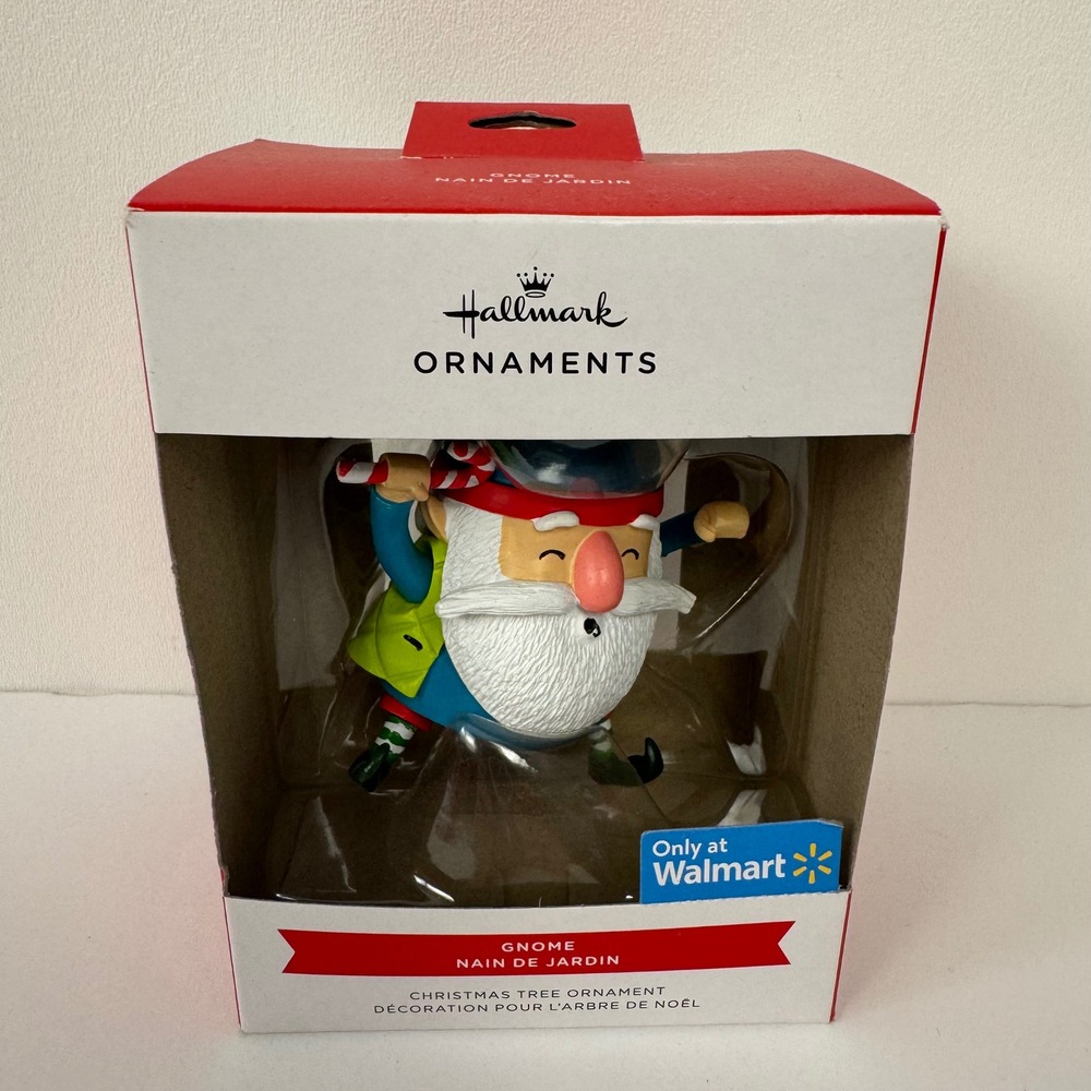 Hallmark Gnome Christmas Ornament Multicolor Holiday Decor Whimsical